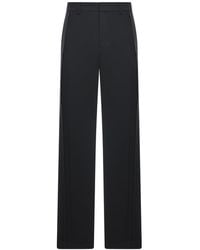 Ami Paris - Pantalone sartoriale in tricotina di lana - Lyst