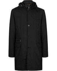 Moorer - Button-up Hooded Coat - Lyst