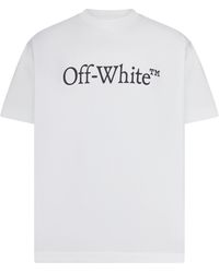 Off-White c/o Virgil Abloh - Crew Neck T-Shirt With Print - Lyst