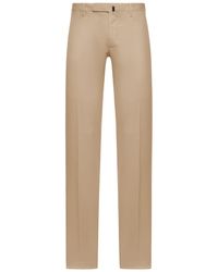 Incotex - Slim Fit Tailored Cotton Trousers - Lyst