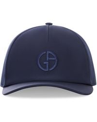 Giorgio Armani - Cappello baseball con logo ricamato - Lyst