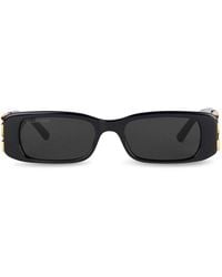 Balenciaga - Dynasty Rectangle Sunglasses - Lyst