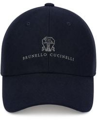 Brunello Cucinelli - Wool Baseball Hat - Lyst