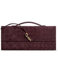 Bottega Veneta - Andiamo cluthc in pelle scamosciata - Lyst