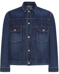 Sacai - Cotton Denim Jacket - Lyst