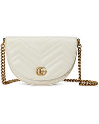 Gucci - GG Marmont Mini Bag In Matelassé Leather With Chain - Lyst