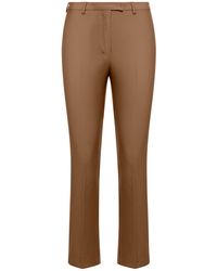 Max Mara - Cotton And Viscose Trousers - Lyst