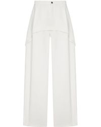 Loewe - Denim Trousers With Asymmetric Panel Construction - Lyst