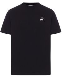 JW Anderson - T-shirt con logo anchor jwa - Lyst