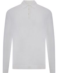 Roberto Collina - Fine Cotton Knit Polo Shirt - Lyst