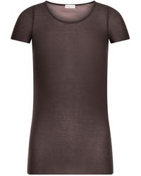 Roberto Collina - Ribbed Knit T-Shirt - Lyst