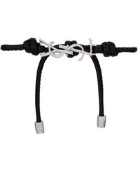 Saint Laurent - Bracciale Con Placca Logo Cassandre - Lyst