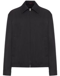 Gucci - Cotton Twill Jacket With Web Detail - Lyst