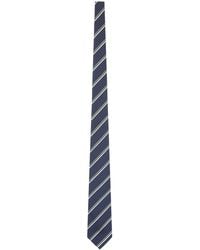 Kiton - Cravatta a righe diagonali - Lyst
