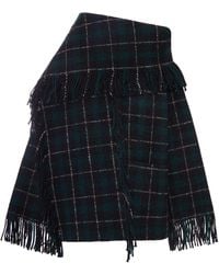 TOTEME - Giacca fringed design a sciarpa in lana - Lyst