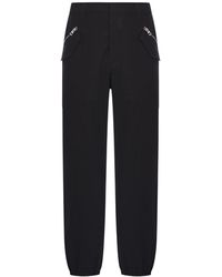 Loewe - Panelled Relaxed-fit Cotton-twill Cargo Trousers - Lyst