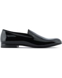 Giorgio Armani - Patent Leather Loafers - Lyst