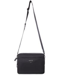 Prada - Borsa a tracolla in re-nylon e pelle - Lyst