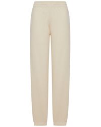 Burberry - Pantaloni da jogging in cotone con applicazione check - Lyst