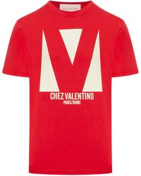 Valentino Garavani - Chez Print Cotton T-Shirt - Lyst