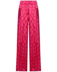 Dries Van Noten - Wide Trousers With Pleated Pants - Lyst