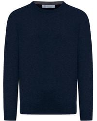 Brunello Cucinelli - Essential Crew Neck Cashmere Sweater - Lyst