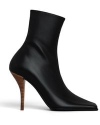Alaïa - Square Leather Boots - Lyst