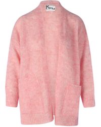 8pm Fine-knit Mohair Cardigan - Pink