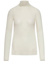 Bottega Veneta - Embroidered Turtleneck Sweater - Lyst