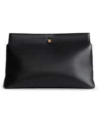 Phoebe Philo - Triplex clutch in pelle nera - Lyst