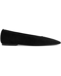 TOTEME - Minimalist Suede Ballerinas - Lyst