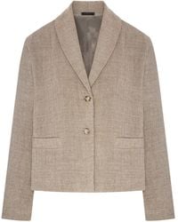 Transit - Single-Breasted Jacket With Shawl Lapels - Lyst