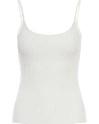 Courreges - Reedition Rib Knit Tank Top - Lyst