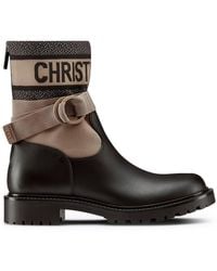 Stivali Dior in Pelle Nero taglia 37.5 EU - 21873192