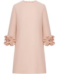 Valentino Garavani - Crepe Dress With Rouge - Lyst