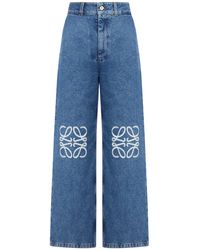 Loewe - Anagram baggy Jeans - Lyst