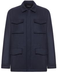 Kiton - Multi-Pocket Cashmere Field Jacket - Lyst