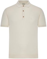 Etro - Short-Sleeved Cotton Polo Shirt - Lyst