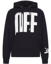 Off-White c/o Virgil Abloh - Felpa con cappuccio big off diag skate - Lyst