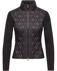 Moncler - Cotton Padded Cardigan With Zip - Lyst