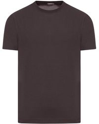Zanone - Basic Round-neck T-shirt - Lyst