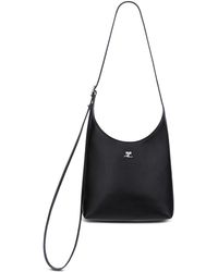 Courreges - Small Melted Leather Tote Bag - Lyst