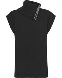 Dior - Sleeveless Sweater With Stand Collar - Lyst