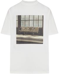 Jil Sander - Cotton T-Shirt With Photographic Print - Lyst
