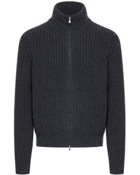 Nome - Wool Cardigan With Zip - Lyst