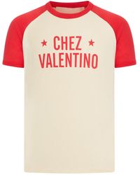 Valentino Garavani - Chez Print Cotton T-shirt - Lyst