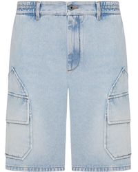 Loewe - X Paula's Ibiza Midweight Washed Cotton Denim Shorts - Lyst