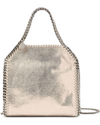 Stella McCartney - Metallic Falabella Mini Tote Bag - Lyst