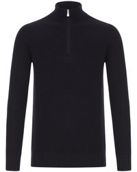 Nome G - Wool Turtleneck Sweater With Zip - Lyst