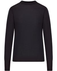 Roberto Collina - Crew Neck Wool Sweater - Lyst